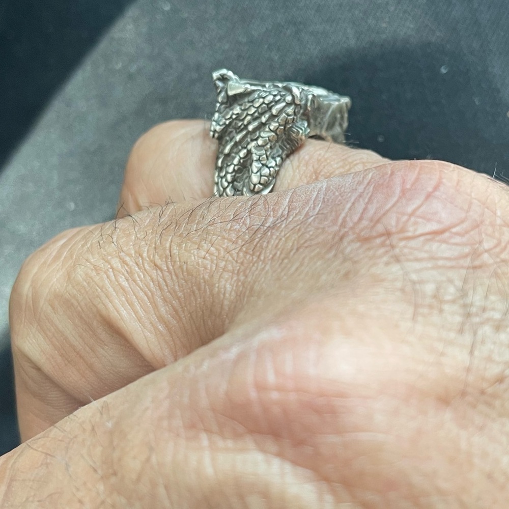 Solid Starling Silver Ring - image 2